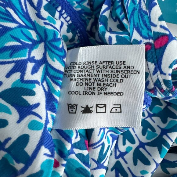 Coolibar Ripple Swim Shorts Womens 2XL Pineapple Print UPF 50+ NWT SS-2053 - Picture 10 of 11